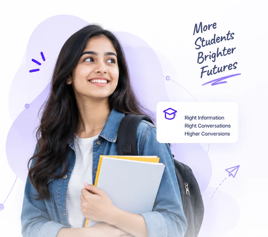 Student profile with right information, right conversations and higher conversions