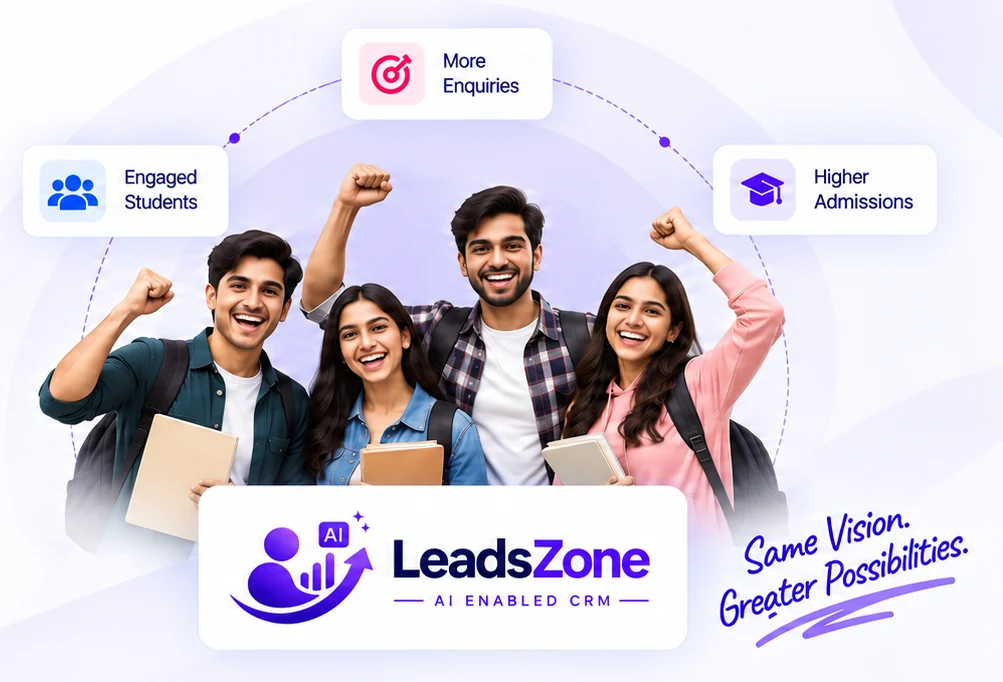 Students celebrating with LeadsZone — for a brighter tomorrow